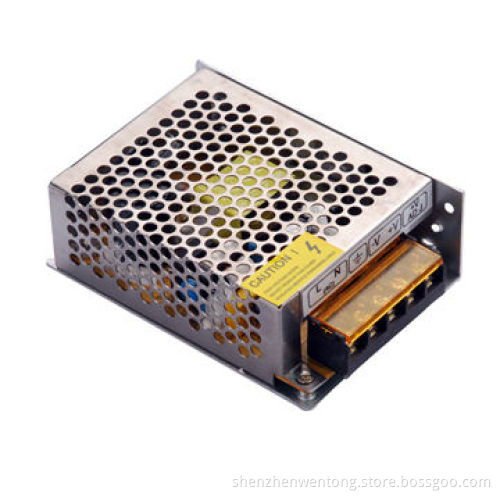 Power Supply, Metal Case, for CCTV Security Devices, Long-term Mode, Auto-recovery